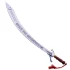 Belly Dance Dragon Scimitar Sword Silver Finishing