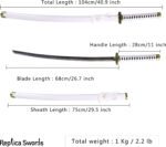 One Piece Roronoa Zoro Wado Ichimonji Katana Sword Replica