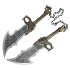 God of War Kratos Blades of Chaos Pair Antique Finished Replica