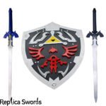 Link Dark Hylian Shield and Master Swords Set