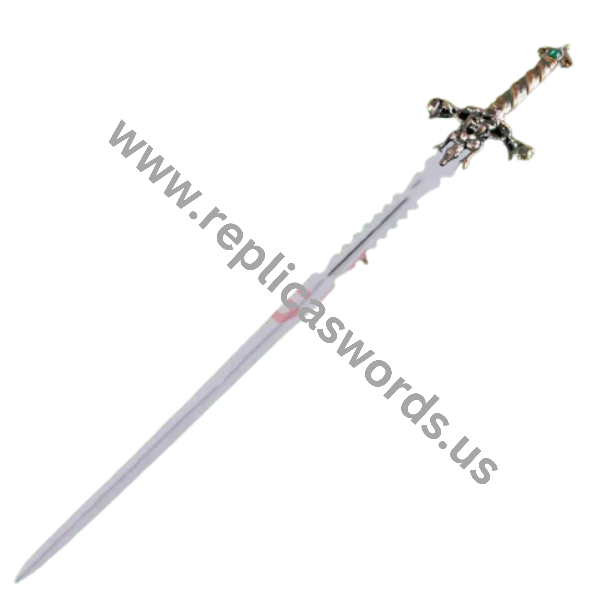 replicasword (4) gold and ruby merlin sword