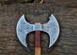 Ragnar Lothbrok Double Head Viking Battle Axe Handmade Replica