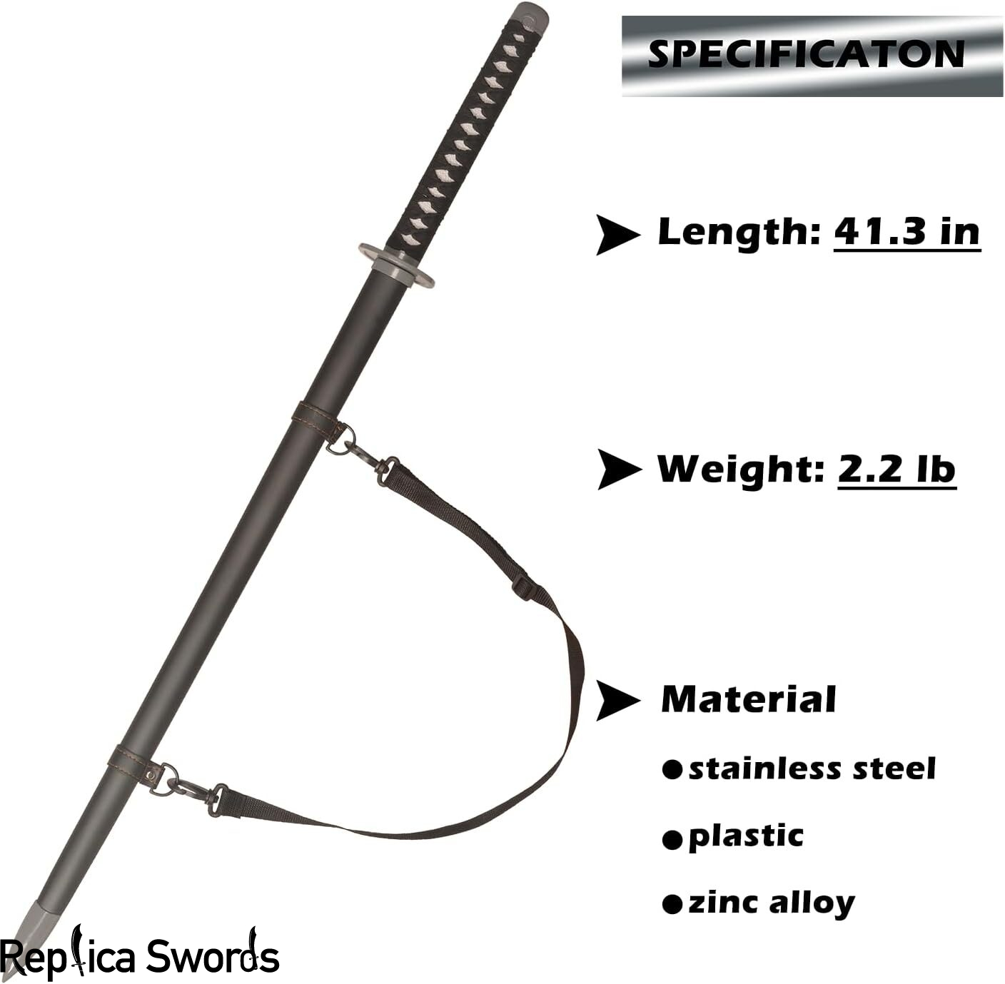 Chainsaw Man Aki Hayakawa Katana Sword Replica Chainsaw Man Aki Hayakawa Katana Sword Replica