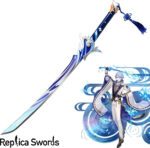 Genshin Impact Kamisato Ayato Haran Geppaku Futsu Sword Replica