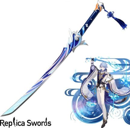 Genshin Impact Kamisato Ayato Haran Geppaku Futsu Sword Replica