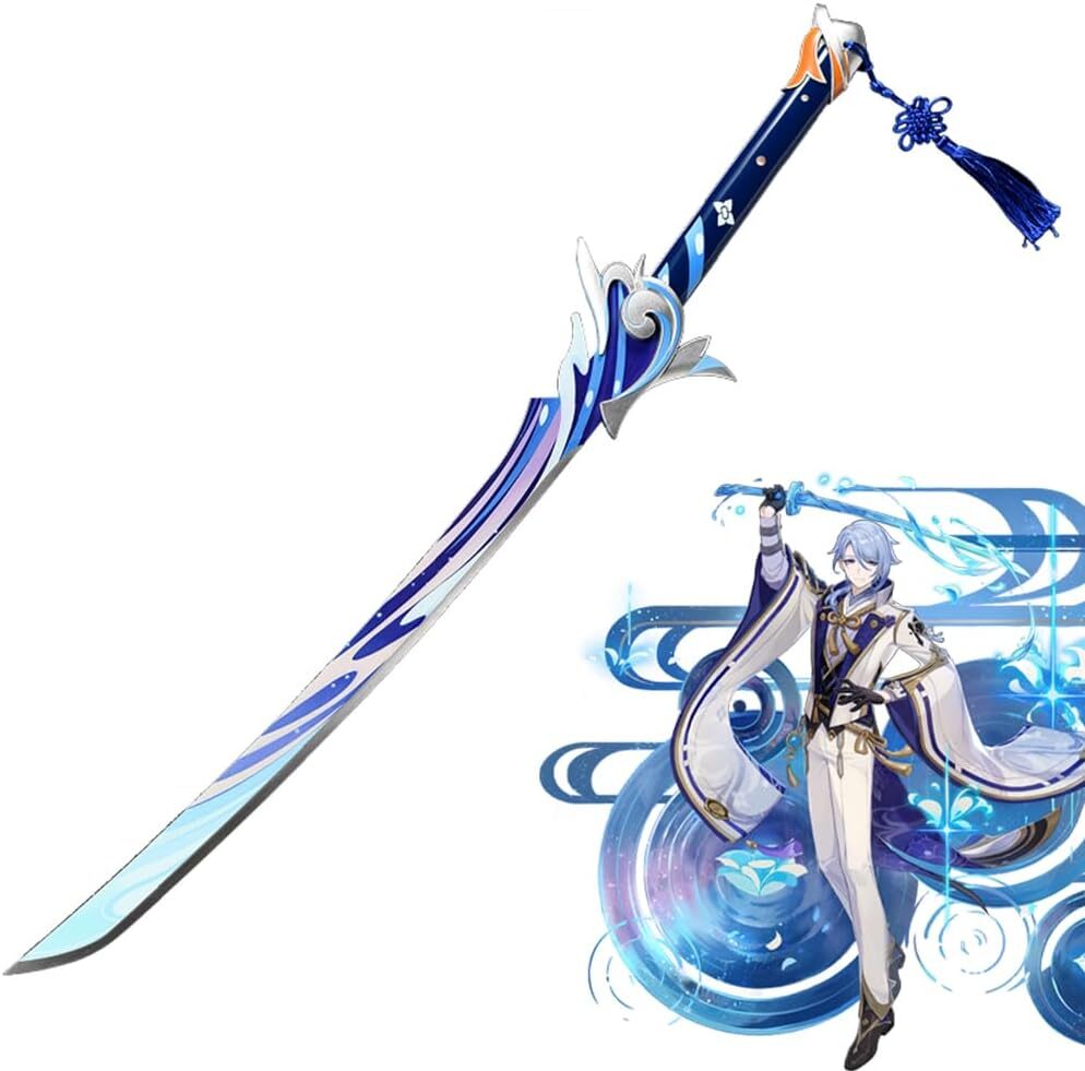 Genshin Impact Kamisato Ayato Haran Geppaku Futsu Sword Replica Genshin Impact Kamisato Ayato Haran Geppaku Futsu Sword Replica