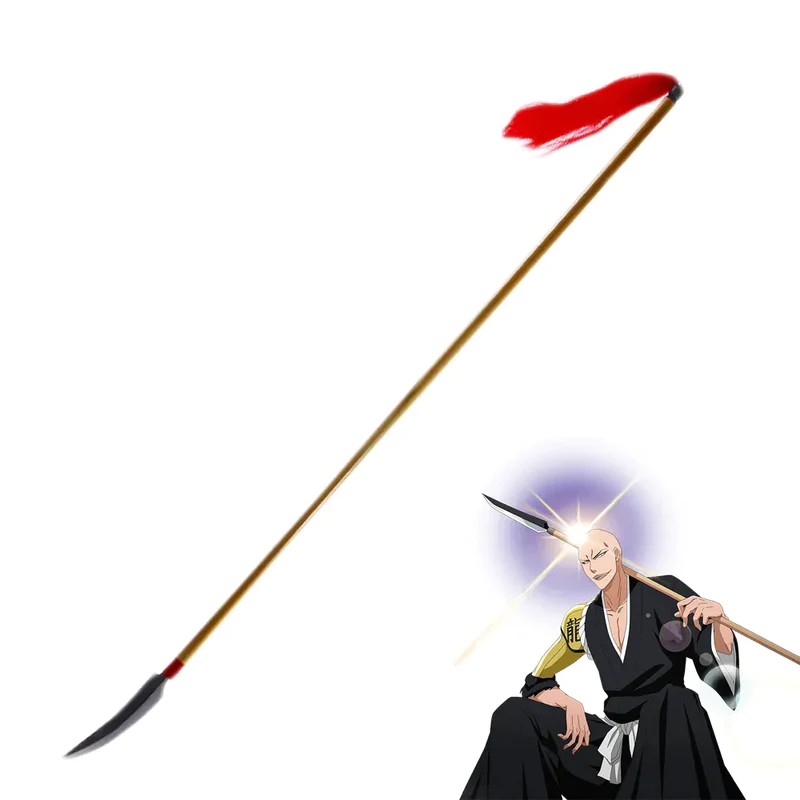 BLEACH-Madarame-Ikkaku-Darling-Hoozukimaru-Spear-Cosplay-Prop BLEACH-Madarame-Ikkaku-Darling-Hoozukimaru-Spear-Cosplay-Prop