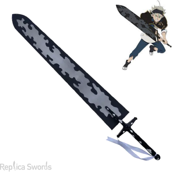 Black Clover Asta Demon Slayer Sword Life Size Metal Replica Black Clover Asta Demon Slayer Sword Life Size Metal Replica