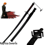 Bleach Kurosaki Ichigo Tensa Zangetsu Bankai Katana Sword Replica