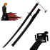 Bleach Kurosaki Ichigo Tensa Zangetsu Bankai Katana Sword Replica