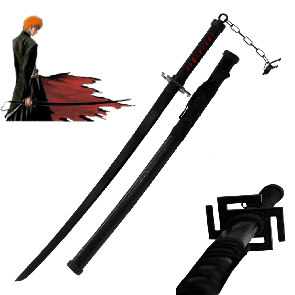 Bleach Kurosaki Ichigo Tensa Zangetsu Bankai Katana Sword Replica Bleach Kurosaki Ichigo Tensa Zangetsu Bankai Katana Sword Replica