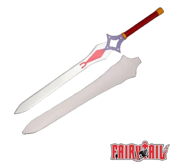 Scarlet Black Wing Armor Sword of Erza - FairyTail Erza cosplay props Scarlet Black Wing Armor Sword of Erza - FairyTail Erza cosplay props
