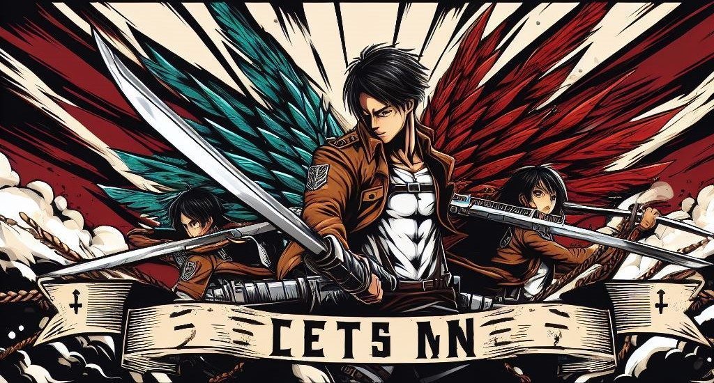 Attack on titan replica swords for sale