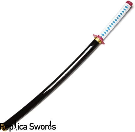 Giyuu Tomioka Sword - Blue Nichrin Blade - Demon Slayer Katana Props