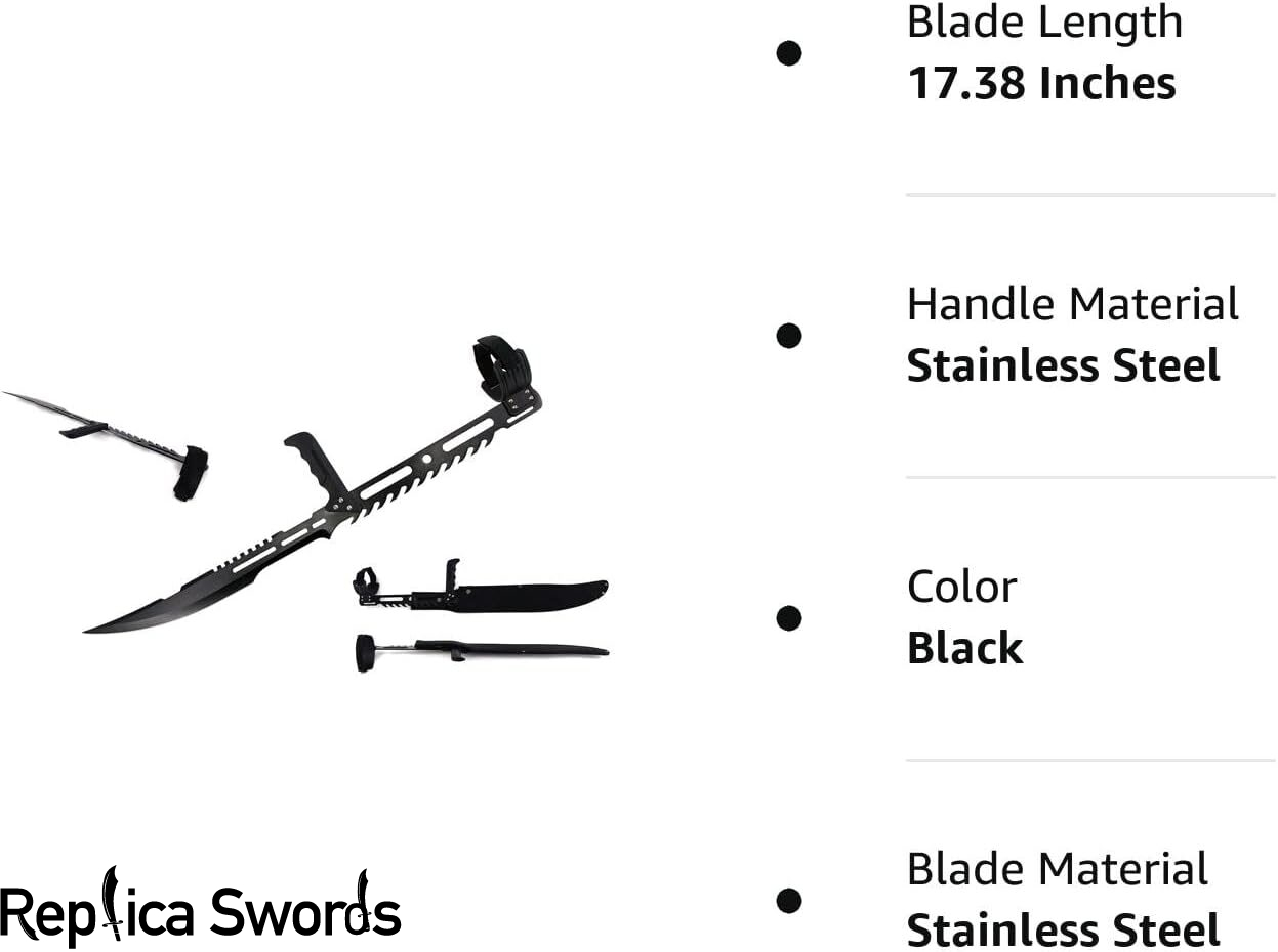 Agent BloodRayne Ninja Fore arm Machete Sword Blade Replica Agent BloodRayne Ninja Fore arm Machete Sword Blade Replica