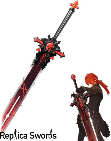 Genshin Impact Diluc Wolf's Gravestone Sword Replica