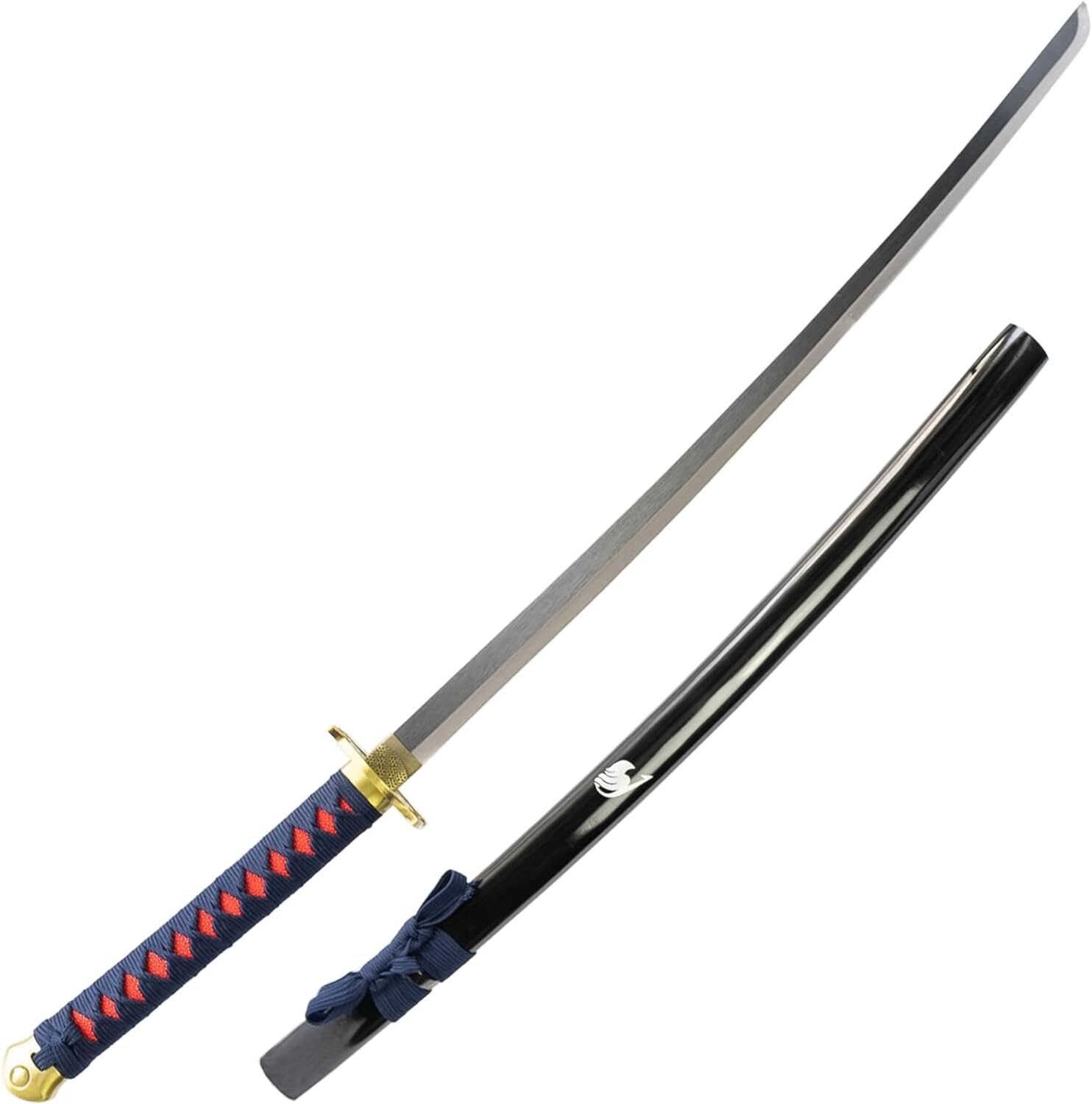 Fairy Tail Erza Scarlet Clear Heart Katana Crimson Sakura Sword Fairy Tail Erza Scarlet Clear Heart Katana Crimson Sakura Sword