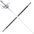 The Three Muskeeters Christus Imperat Rapier Sword Replica