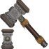 Wow Orgrim Doomhammer Real Metal Full Size Replica