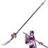 Genshin Impact Raiden Lightning Engulfing Naginata Replica