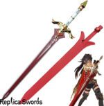 Genshin Impact Diluc Bloodtainted Greatsword Replica