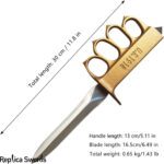 1918 WWI Trench Knife Replica With Sheath