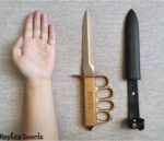 1918 WWI Trench Knife Replica With Sheath