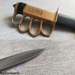 1918 WWI Trench Knife Replica With Sheath