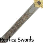 King Solomon Sword Full Size Black Metal Replica