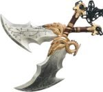Kratos Blades of Chaos Pair Gold Finished Replica