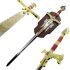 King Solomon Sword Full Size Red/Gold Metal Replica