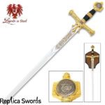 King Solomon Sword Full Size Gold/Black Metal Replica